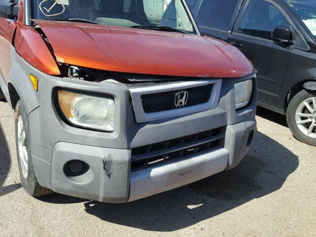 5J6YH28385L027422 - 2005 HONDA ELEMENT LX ORANGE photo 9