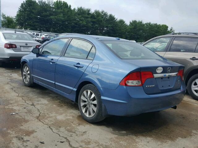 2HGFA1F99BH515923 - 2011 HONDA CIVIC EXL 蓝色 照片 3