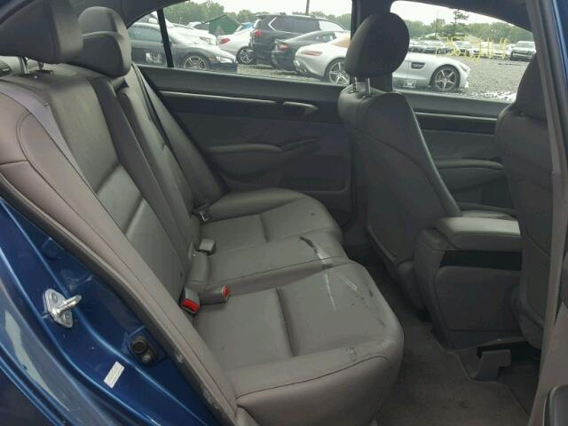 2HGFA1F99BH515923 - 2011 HONDA CIVIC EXL 蓝色 照片 6