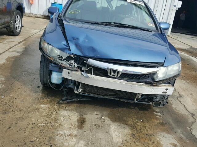 2HGFA1F99BH515923 - 2011 HONDA CIVIC EXL 蓝色 照片 9