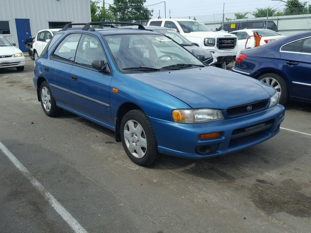 JF1GF4350VH817415 - 1997 SUBARU IMPREZA L BLUE photo 1