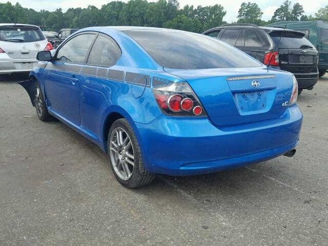 JTKDE3B78A0317341 - 2010 TOYOTA SCION TC BLUE photo 3