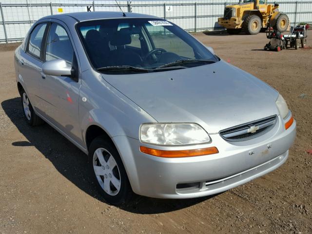 KL1TD56606B544061 - 2006 CHEVROLET AVEO BASE Արծաթագույն լուսանկար 1