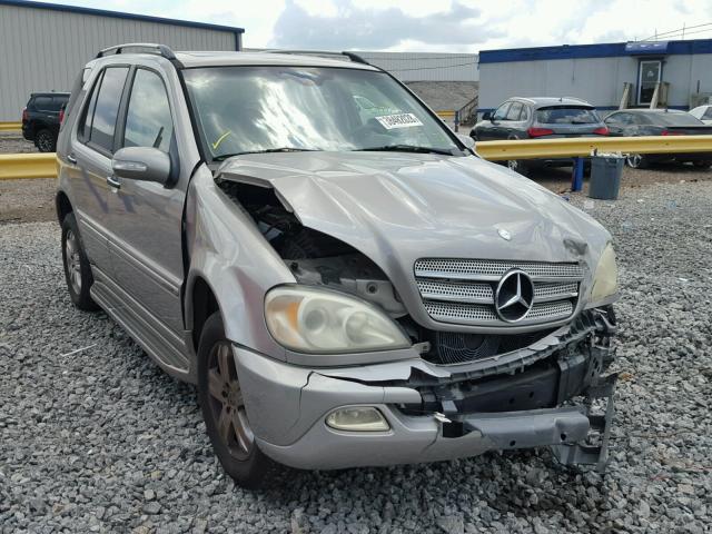 4JGAB57E95A548024 - 2005 MERCEDES-BENZ ML 350 GRAY photo 1