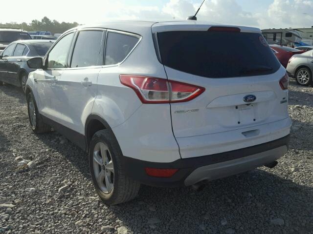 1FMCU0GX9FUA82490 - 2015 FORD ESCAPE SE WHITE photo 3