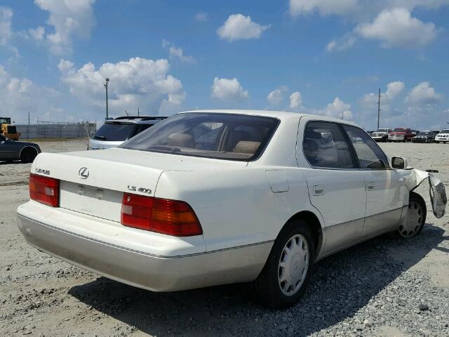 JT8BH28F5V0071075 - 1997 LEXUS LS WHITE photo 4