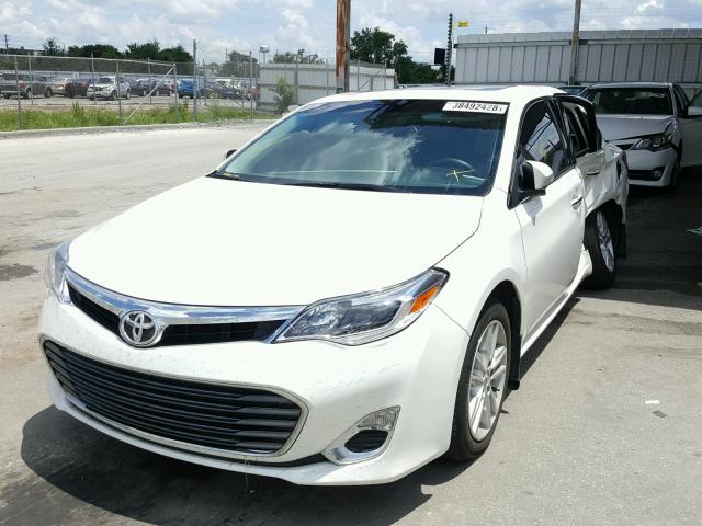 4T1BK1EB6FU161517 - 2015 TOYOTA AVALON XLE WHITE photo 2