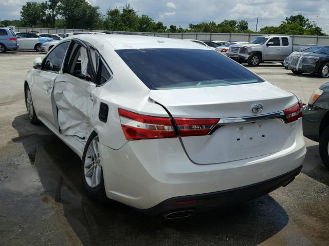 4T1BK1EB6FU161517 - 2015 TOYOTA AVALON XLE WHITE photo 3