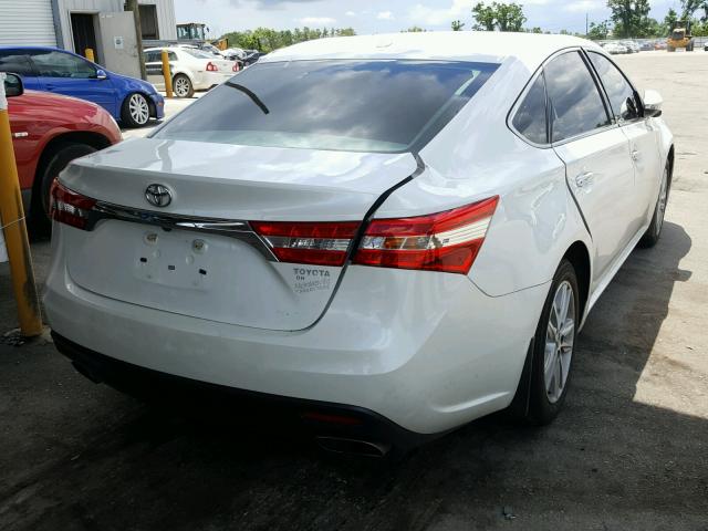 4T1BK1EB6FU161517 - 2015 TOYOTA AVALON XLE WHITE photo 4