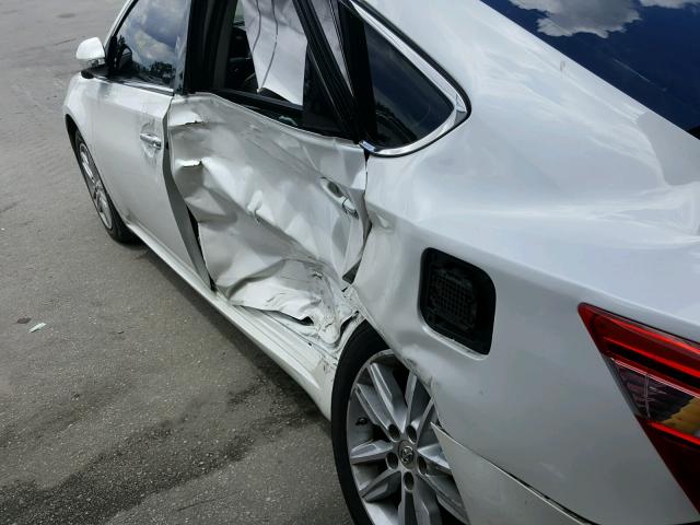 4T1BK1EB6FU161517 - 2015 TOYOTA AVALON XLE WHITE photo 9