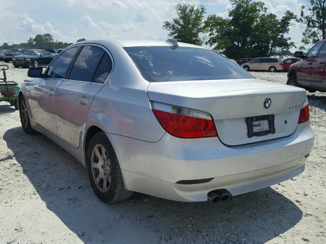 WBANA53554B174046 - 2004 BMW 525 I SILVER photo 3