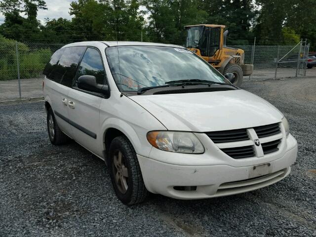 1D4GP45R06B730676 - 2006 DODGE CARAVAN SX WHITE photo 1