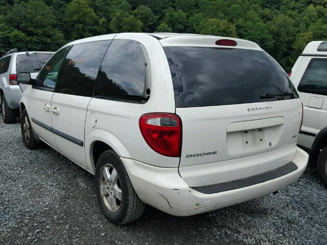 1D4GP45R06B730676 - 2006 DODGE CARAVAN SX WHITE photo 3