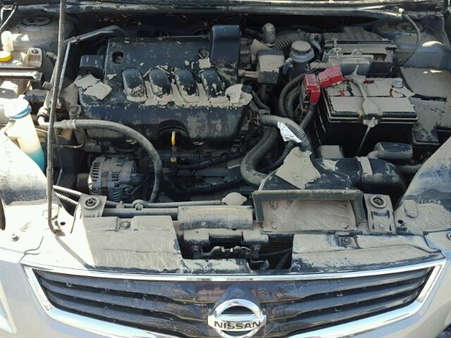 3N1AB6AP6CL663595 - 2012 NISSAN SENTRA 2.0 GRAY photo 7