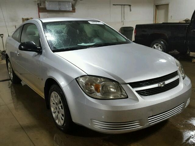 1G1AS18H997255452 - 2009 CHEVROLET COBALT LS SILVER photo 1