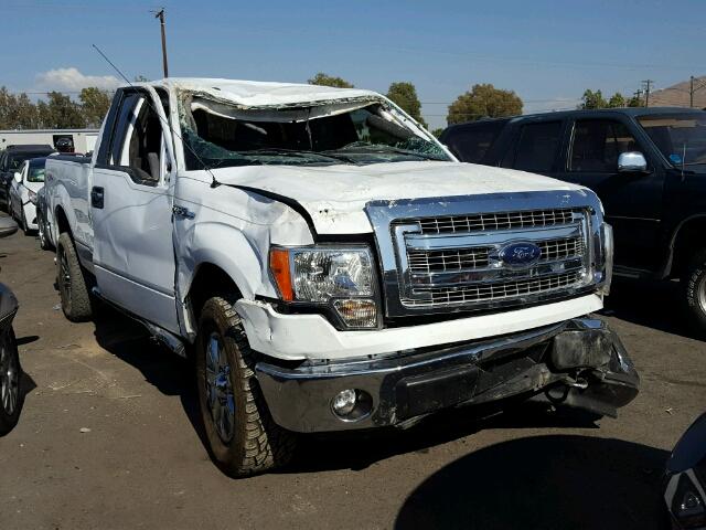 1FTFX1EF4EKF25857 - 2014 FORD F150 WHITE photo 1