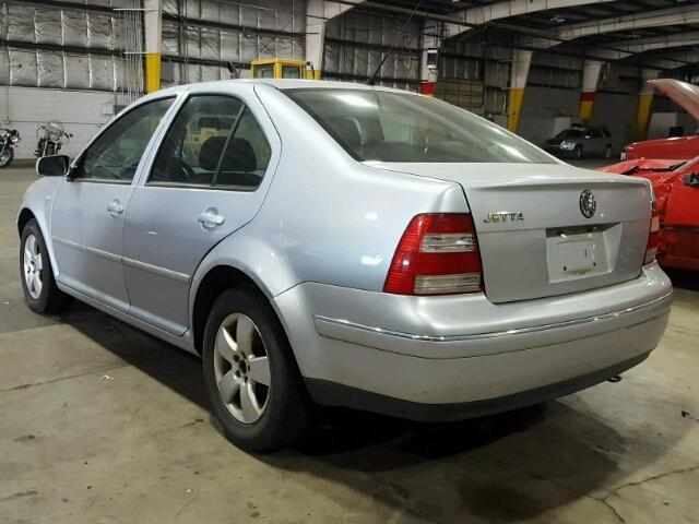 3VWSK69M74M016045 - 2004 VOLKSWAGEN JETTA GLS SILVER photo 3