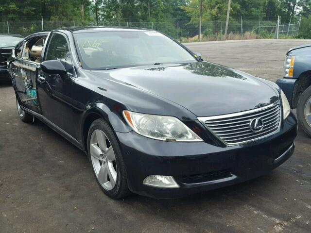 JTHGL46F775011436 - 2007 LEXUS LS 460L BLACK photo 1