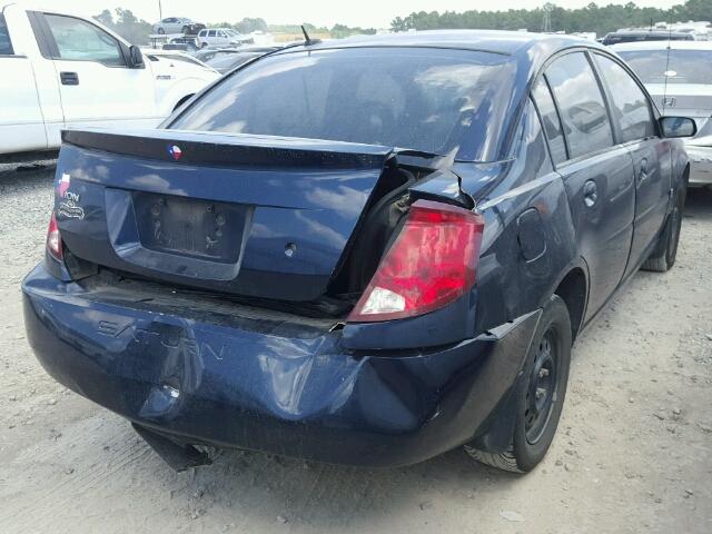 1G8AJ55F57Z202442 - 2007 SATURN ION LEVEL BLUE photo 4