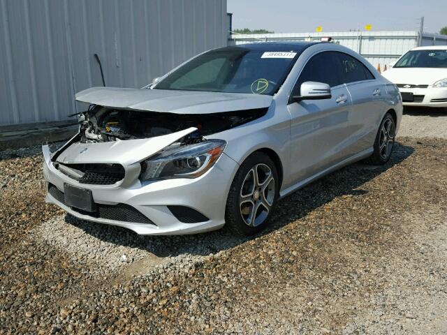 WDDSJ4EB7EN068576 - 2014 MERCEDES-BENZ CLA 250 SILVER photo 2