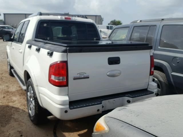 1FMEU33848UA37548 - 2008 FORD EXPLORER S WHITE photo 3