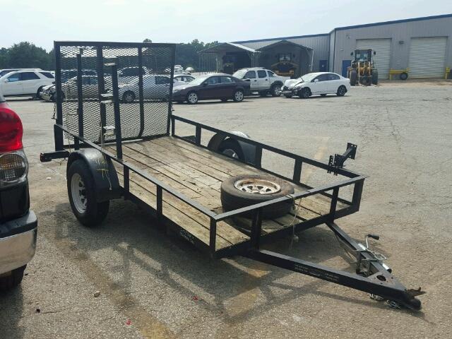 LW7643 - 2007 UTILITY TRAILER BLACK photo 1