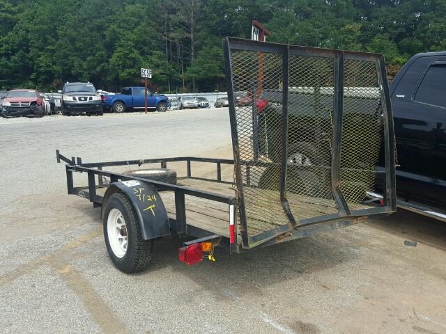 LW7643 - 2007 UTILITY TRAILER BLACK photo 3