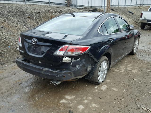 1YVHZ8CHXB5M27064 - 2011 MAZDA 6 I BLACK photo 4