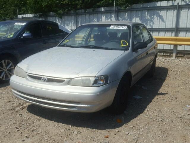 1NXBR12E5XZ168468 - 1999 TOYOTA COROLLA VE SILVER photo 2