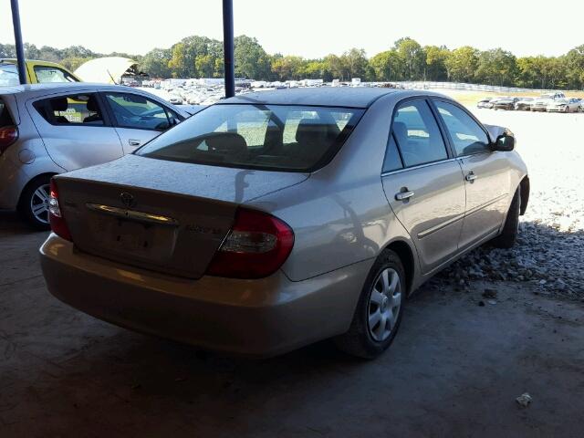 4T1BE32K04U377562 - 2004 TOYOTA CAMRY LE TAN photo 4