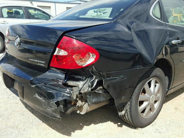 2G4WD582191123160 - 2009 BUICK LACROSSE BLACK photo 9