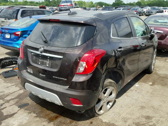 KL4CJASB7FB034250 - 2015 BUICK ENCORE BROWN photo 4