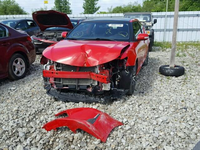 JTKJF5C73F3089524 - 2015 TOYOTA SCION TC 红色 照片 2