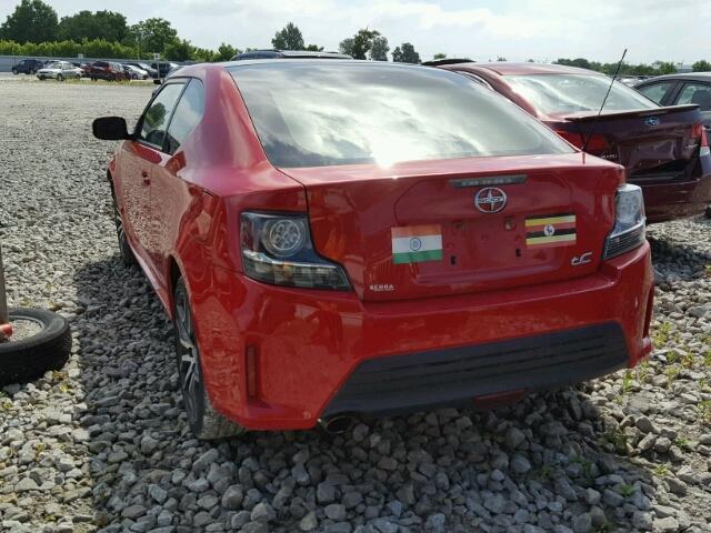 JTKJF5C73F3089524 - 2015 TOYOTA SCION TC 红色 照片 3