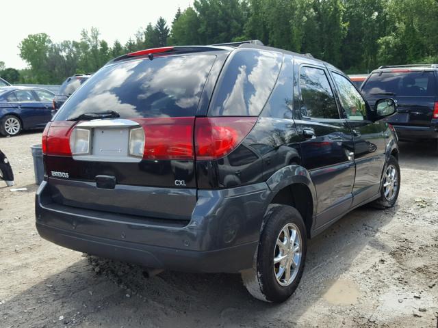 3G5DB03E74S542432 - 2004 BUICK RENDEZVOUS BLACK photo 4