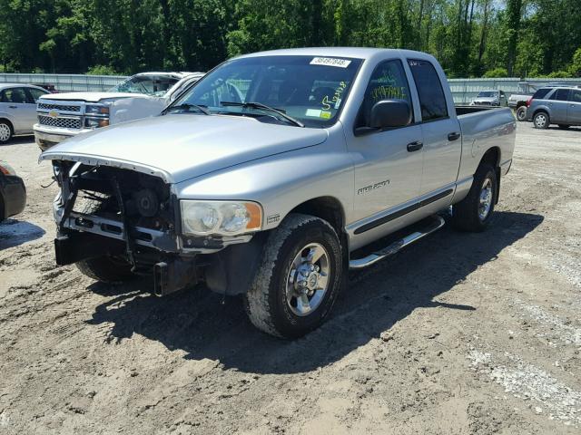 3D7KR28D35G757677 - 2005 DODGE RAM 2500 S SILVER photo 2
