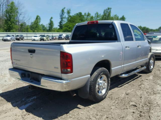 3D7KR28D35G757677 - 2005 DODGE RAM 2500 S SILVER photo 4