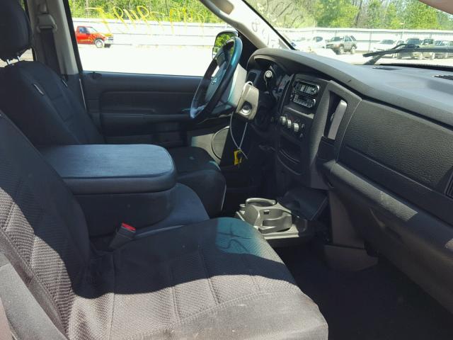 3D7KR28D35G757677 - 2005 DODGE RAM 2500 S SILVER photo 5