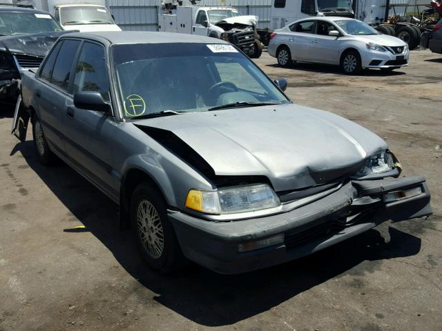 1HGED3647LA053297 - 1990 HONDA CIVIC DX GRAY photo 1