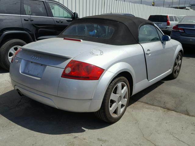 TRUTC28N911000144 - 2001 AUDI TT SILVER photo 4