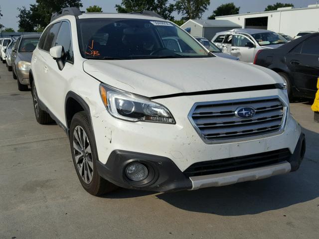 4S4BSENC0F3343252 - 2015 SUBARU OUTBACK 3. WHITE photo 1