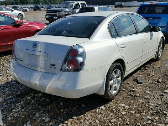 1N4AL11EX6N421124 - 2006 NISSAN ALTIMA S WHITE photo 4