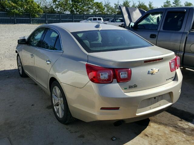 1G11H5SL9EF250853 - 2014 CHEVROLET MALIBU GOLD photo 3