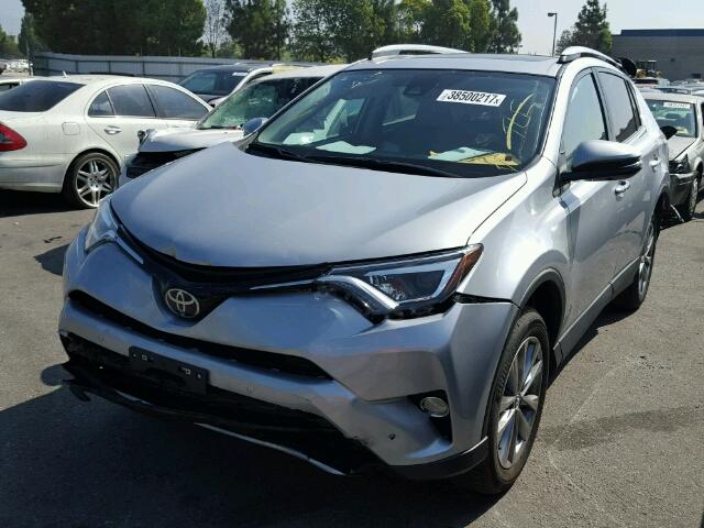 2T3YFREV8HW320426 - 2017 TOYOTA RAV4 LIMIT SILVER photo 2