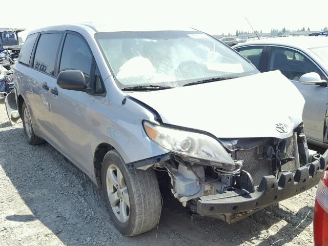 5TDZK3DC2BS040409 - 2011 TOYOTA SIENNA BAS GRAY photo 1