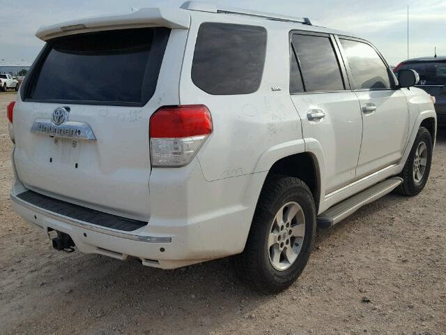 JTEBU5JR6C5085484 - 2012 TOYOTA 4RUNNER SR WHITE photo 4