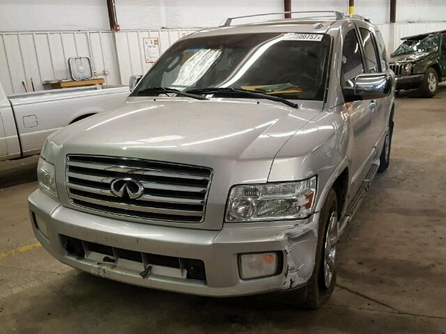 5N3AA08C96N814081 - 2006 INFINITI QX56 GRAY photo 2