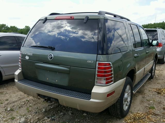 4M2ZU86E74ZJ42547 - 2004 MERCURY MOUNTAINEE GREEN photo 4