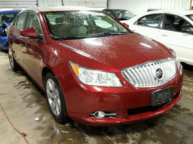 1G4GC5EG6AF154876 - 2010 BUICK LACROSSE C MAROON photo 1