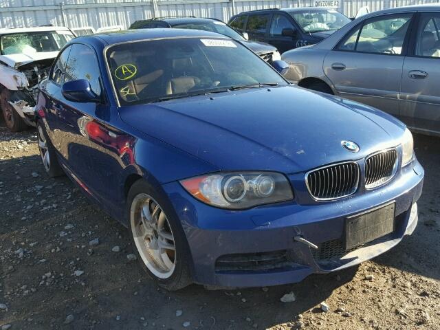 WBAUC9C54BVM09657 - 2011 BMW 135 I BLUE photo 1